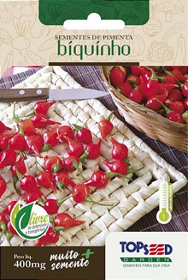 Semente de Pimenta Biquinho - Envelope 400mg