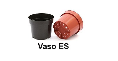 Vaso Para Plantas Es07 Preto 7x6x5 0,16l Kit 10unds
