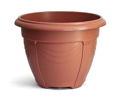 Vaso Romano Redondo Cerâmica Mini - Nutriplan