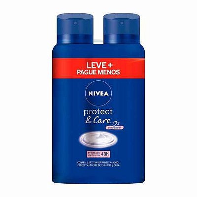 Kit Desodorante Nivea c/2 Unid. Protect Care