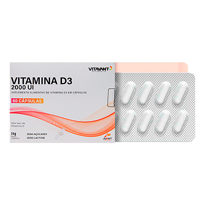 Vitamina D3 2000UI c/60 Cps.