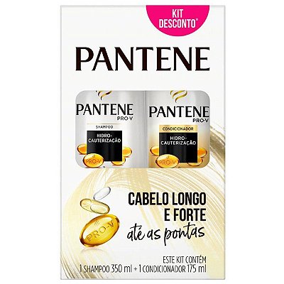 Kit Pantene Shampoo 350ml + Condicionador 175ml Hidro-cautrização