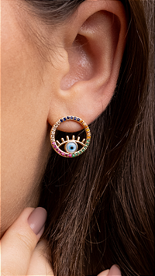 Brinco Círculo Olho