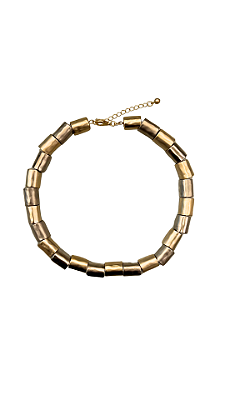 Colar Tubos Misto (Acessório Fino)