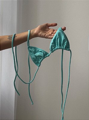 Top Olívia Caribbean Blue