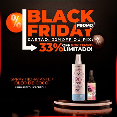 Combo Desembaraço I Spray Hidratante + Óleo de Coco Piscou Cacheou!