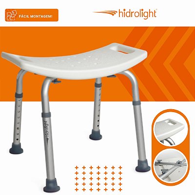 BANCO PARA BANHO SIMPLES  ALUMINIO 130KG HIDROLIGHT