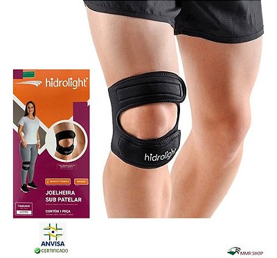 JOELHEIRA SUB PATELAR PRETA HIDROLIGHT