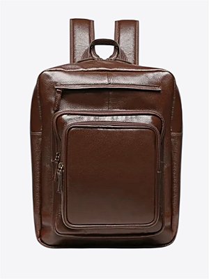 Mochila Notebook couro moca