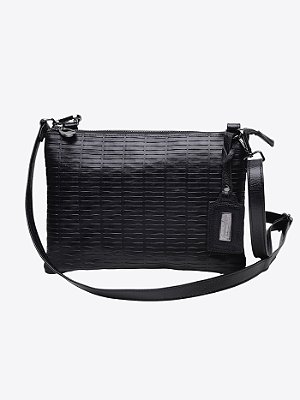 Bolsa Ava M tressê preto