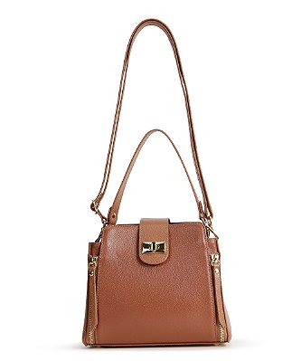 Bolsa mini baú Terracota