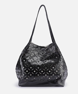 Bolsa Laser em couro preto