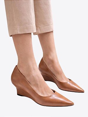 SCARPIN ANABELA CARAMELO