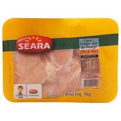 PEITO DE FRANGO CONGELADO SEARA BANDEJA 1KG