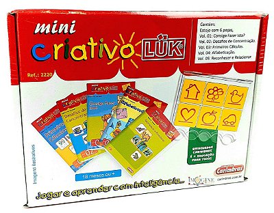 Brinquedo Educativo Livro De Atividades Mini Criativo Luk * 5 Livros *