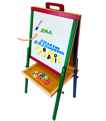 Lousa Infantil Magnética Quadro Criança Brinquedo Educativo