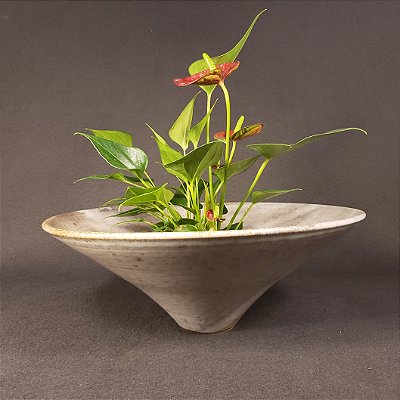 VASO IKEBANA ROSADO