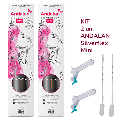 Kit Andalan Silverflex Mini Cu 380 Ag Mini C/ 2 Unidades