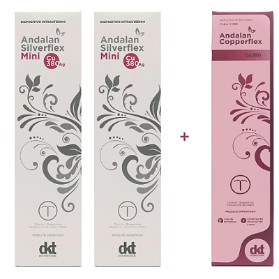 Compre 2 Andalan Silverflex Mini Ganhe 1 Andalan Copperflex Mini