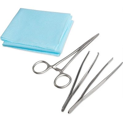 Kit Curativo Metálico 3 - Estéril - 1 Unid