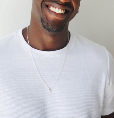 Escapulário tradicional 60cm prata 925