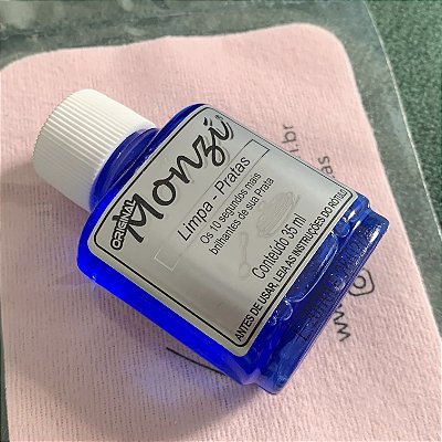 Kit limpa prata (01 flanela mágica + Limpa prata 35ml)