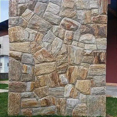 Pedra Madeira Amarela Salgueiro Irregular Caco - R$ 150,00 m²