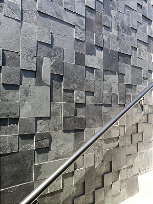 Ardósia Black 3 Tamanhos: 10 x 10, 10 x 20 e 20 x 20 cm - R$ 99,00 m²