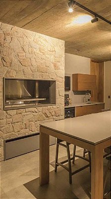 Pedra Madeira Rosa Irregular Caco - R$ 125,00 m²