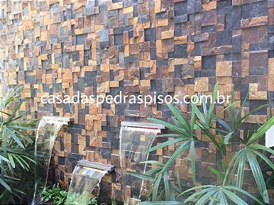 Pedra Ferro 10x10cm Estilo 3D. #pedras #pedra #pedraferro