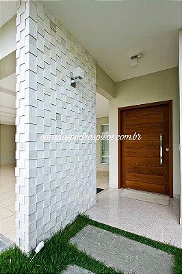 Mosaico Pedra São Tomé Amarela Xadrez 10x10 cm - Unidade - Renovar