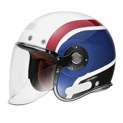 Capacete SMK Retro JET Rebel