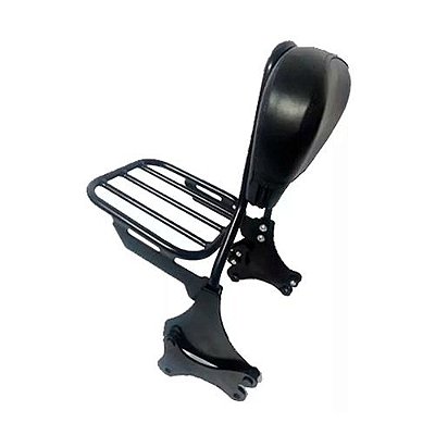 Sissy Bar Destacável Preto Brilho Hd Road King 14/19 Rasante