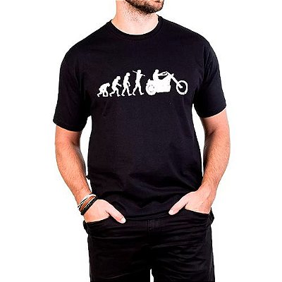 Camiseta Evoluçao Chopper Manga Curta