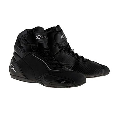 TENIS ALPINESTARS FASTER 2 WP PRETO (TÊNIS DE PILOTAGEM IMPERMEÁVEL)