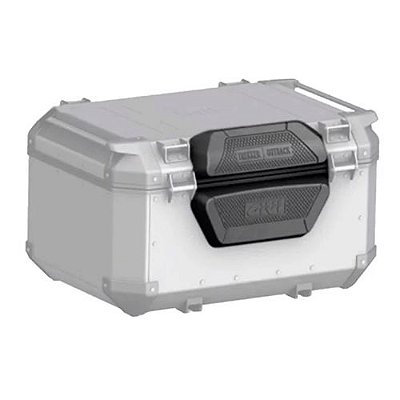 Encosto Traseiro Givi E158 para Bau Outback 58 (modelo Antigo) PRETO-PRATA