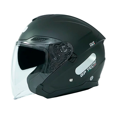 CAPACETE GP TECH OF669 MONO FOSCO PRETO
