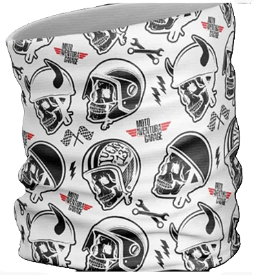 Balaclava Tubular Moto Aventura Branca