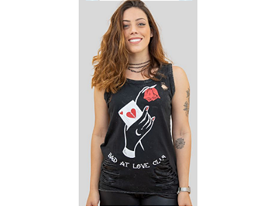 BLUSA ESTONADA BAD LOVE