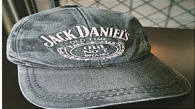 Boné Jack Daniel's Old Time Vintage Jeans Cinza Estonado