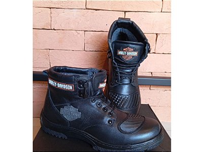 BOTA COURO HARLEY