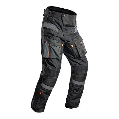 Calca Texx Armor Masculina Preta Cinza Laranja