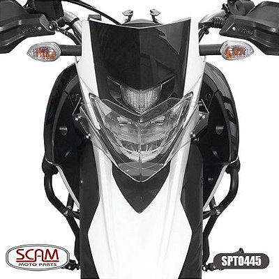 Protetor Farol Polic. Yamaha Lander250 2019 + Scam Spto445