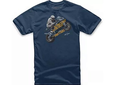 Camiseta Alpinestars Triple Azul