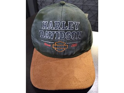 BONE HARLEY BICOLOR VERDE/ MARROM
