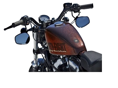 Guidão Modelo Original Forty Eight Iron Preto Fosco