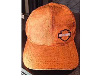 BONE ESTONADO HARLEY DAVIDSON LARANJA 2