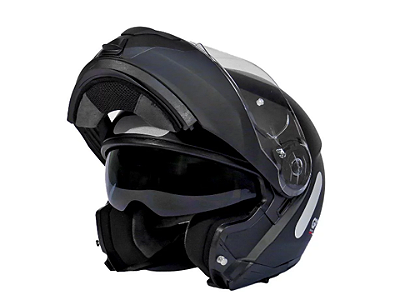Capacete GP TECH A118 SV Mono Articulado Robocop Fosco