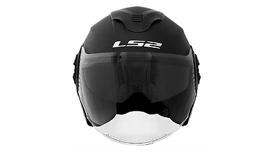 Capacete LS2 OF570 Verso Mono Preto Fosco