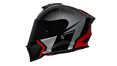 Capacete Origine Dinamo Sz Faster Preto/vermelho